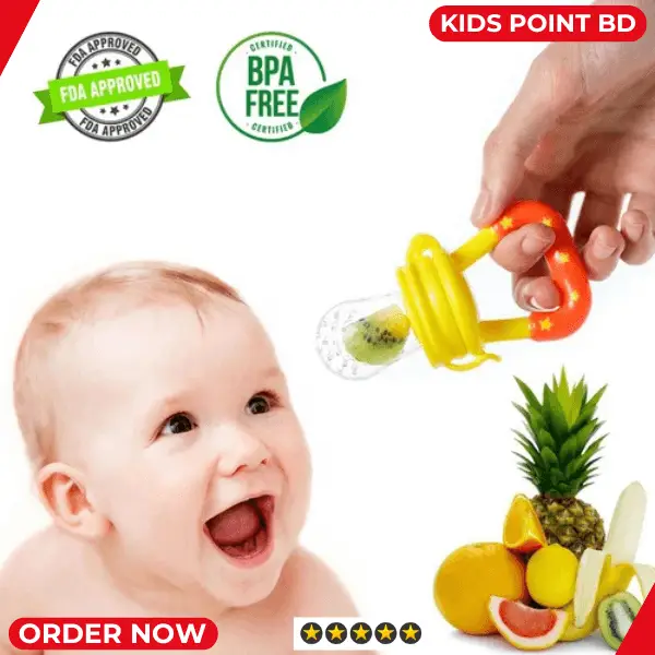 Baby Fruit Juicer Pacifier Vegetables Meat Feeder Soft Silicone - New Infant Teething Toy Juice Teether Premium
