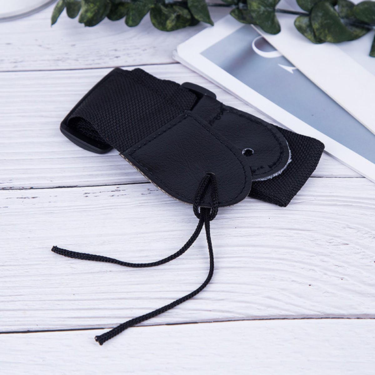 Guitar Strap Black Set for Acoustic, Electric and Bass Guitar