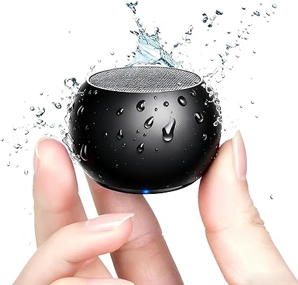 Portable Mini Bluetooth Speaker, Small Wireless Speaker Bluetooth 5.3 with Stereo Sound, Deep Bass, TWS Pairing, IP7 Waterproof, 8 Hours of Playtime, for Home/Outdoor/Party/Travel/Gift Ideas