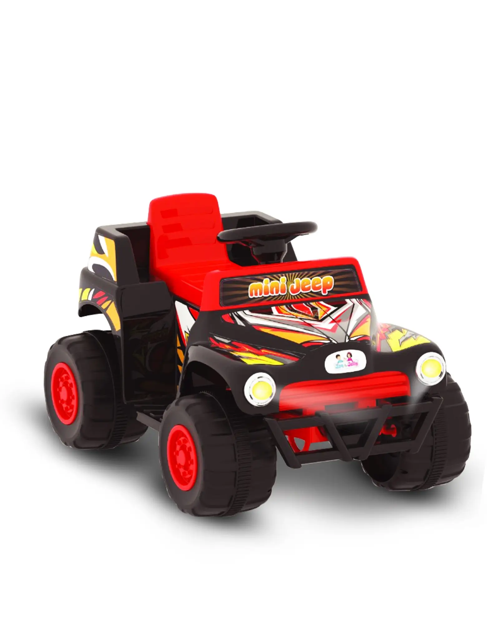 Mini Jeep - Red & Black