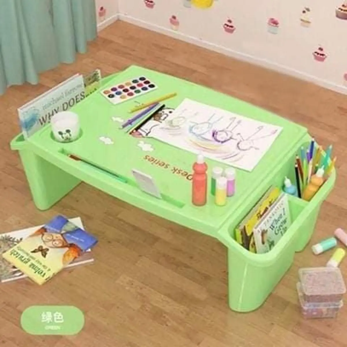 Baby Reading / Writing Table / Kids Study Table / Storage Box Plastic
